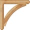 Ekena Millwork Thorton Craftsman Rough Sawn Bracket w/ Offset Brace, Western Red Cedar, 6"W x 32"D x 32"H BKT0604X32X32THR04RWR - alternate 3